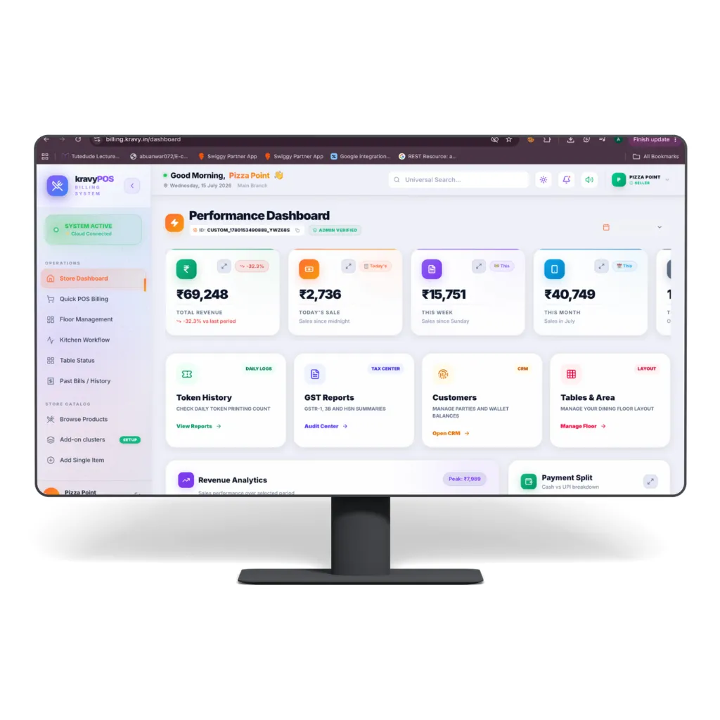 Kravy Web POS
