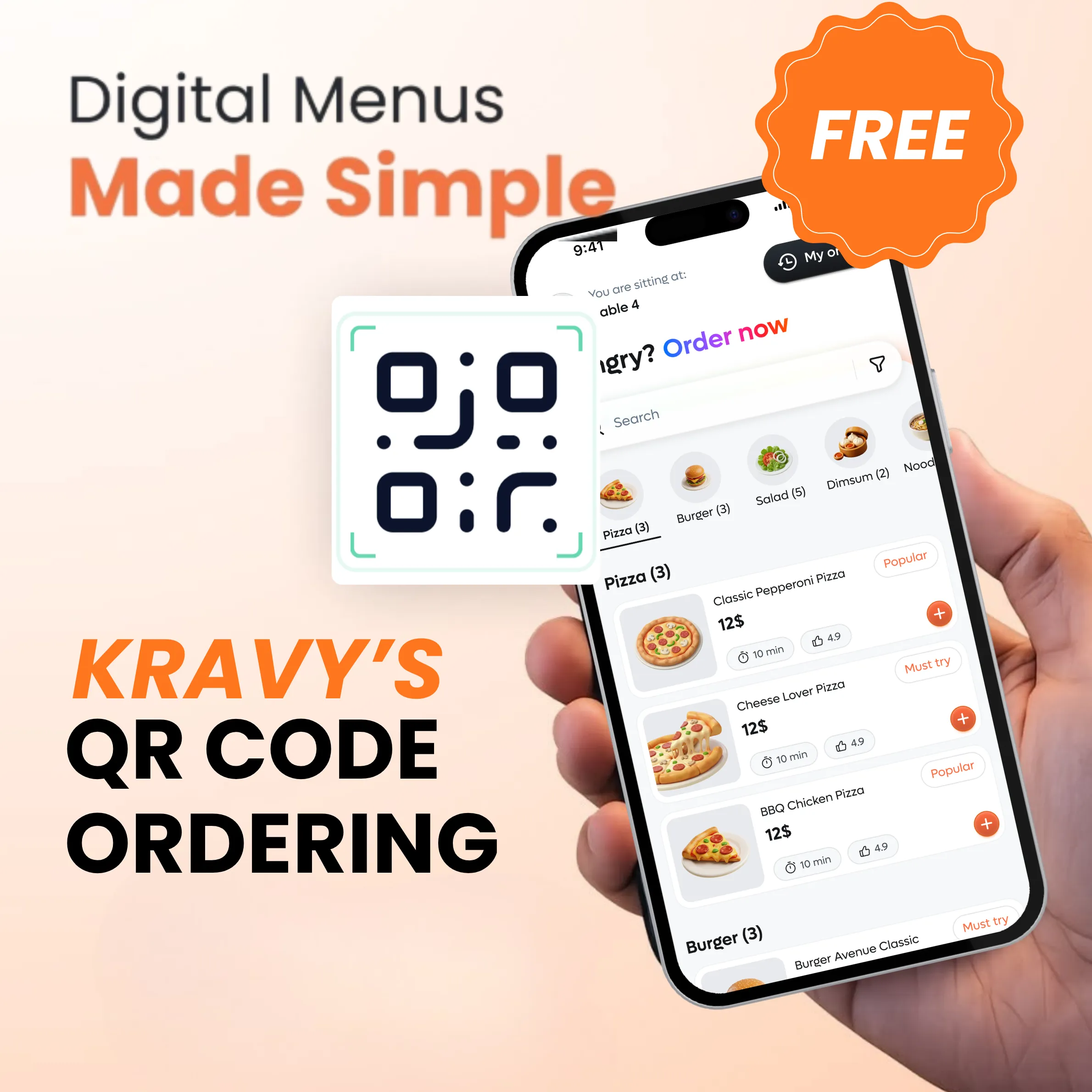 QR Code Ordering